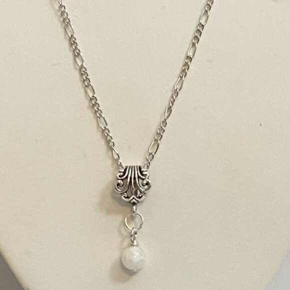 NEW Genuine White New Jade crystal necklace - Picture 1 of 2